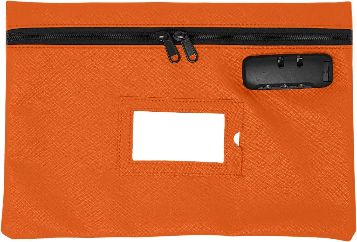 Medicine Bag with Lock | 12x8 Inch Med Bag | Medication Bag for Traveling | Small Medication Travel Bag | Kids Medicine Bag | Pills Locking Zipper Pouch Storage Case Organizer (Orange)