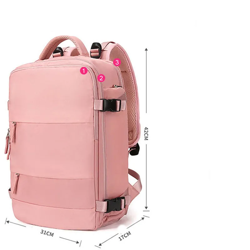 Men's and Women's Lightweight Travel Backpack | Large-capacity, Short-distance, Nylon