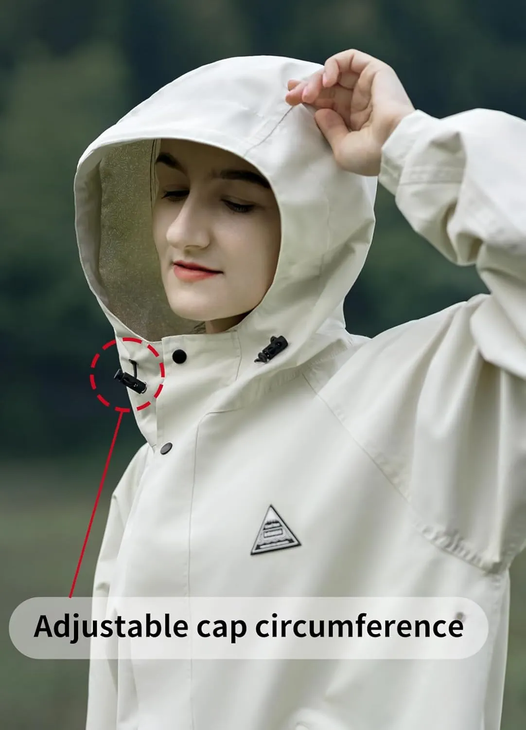 Men's rainproof jacket with hood, waterproof, lightweight, activity long women's multi-functional raincoat