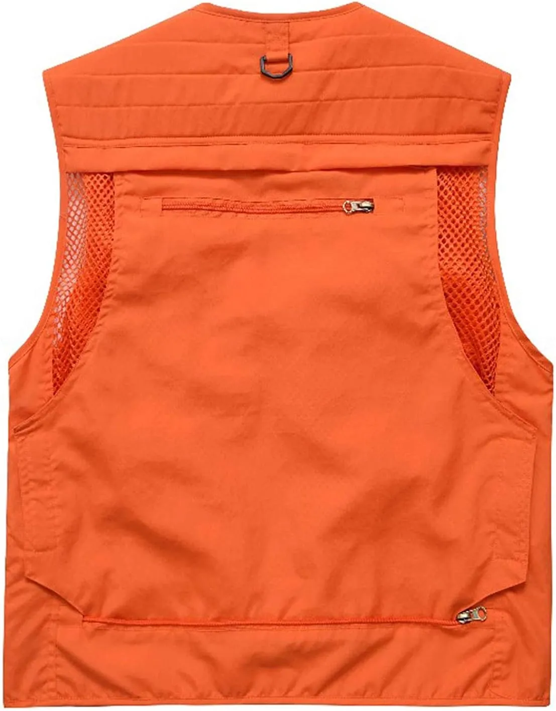 Mens Utility Casual Fishing Vests Outdoor Vest Multi Pockets Cargo Vest Travel Hunting Camping Tactical Outerwear