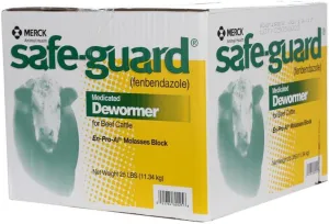 Merck 2259820 Wormer Safeguard Block EnProAl Molasses