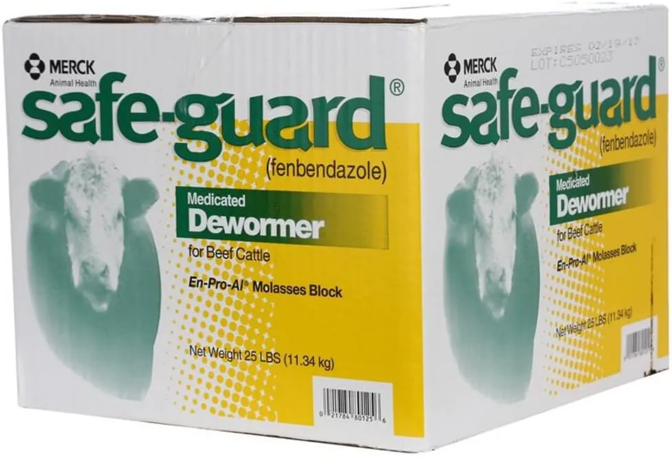 Merck 2259820 Wormer Safeguard Block EnProAl Molasses