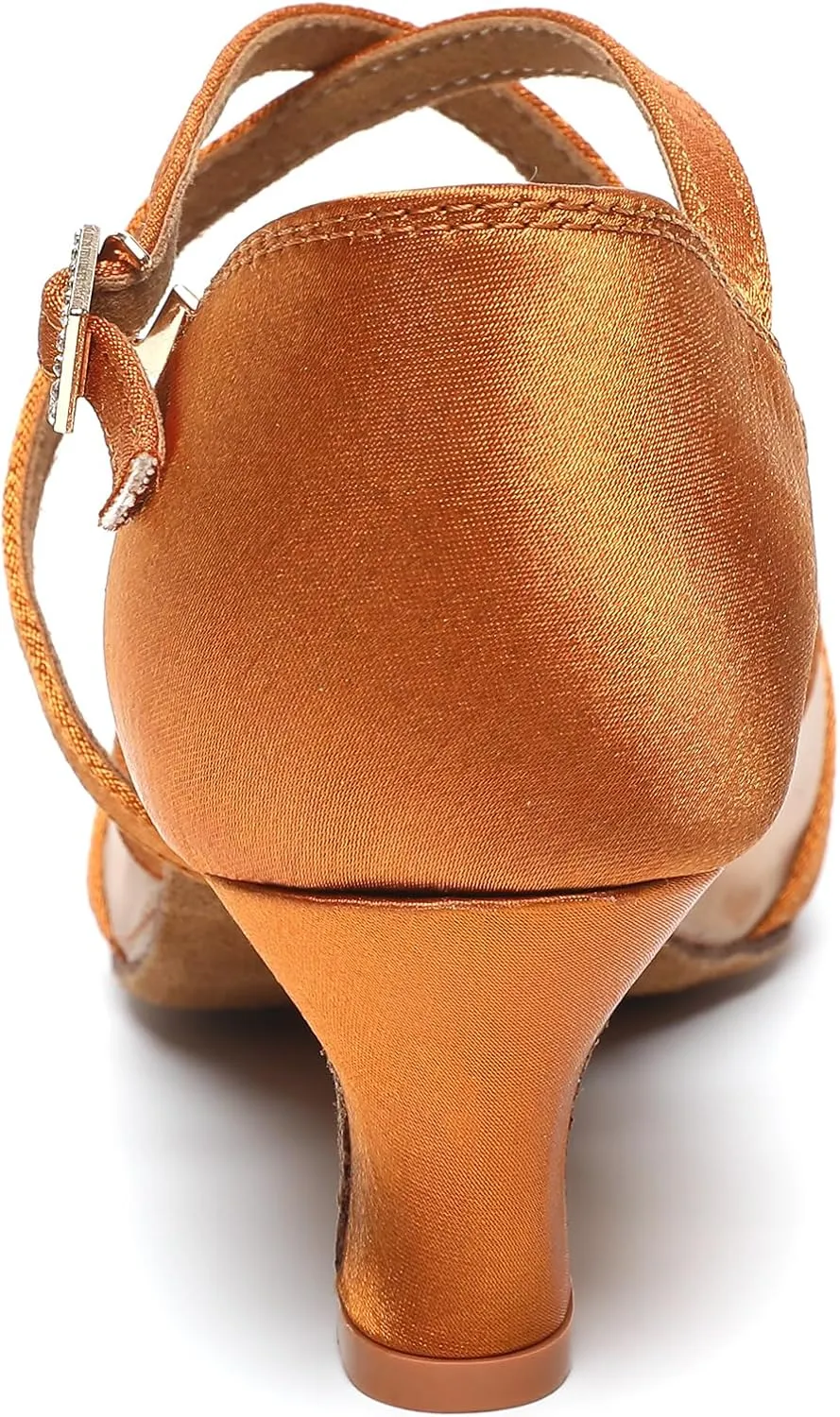 Mesh Women's Latin Dance Shoes, Salsa & Ballroom, Satin Prom Shoes with Low Heels
