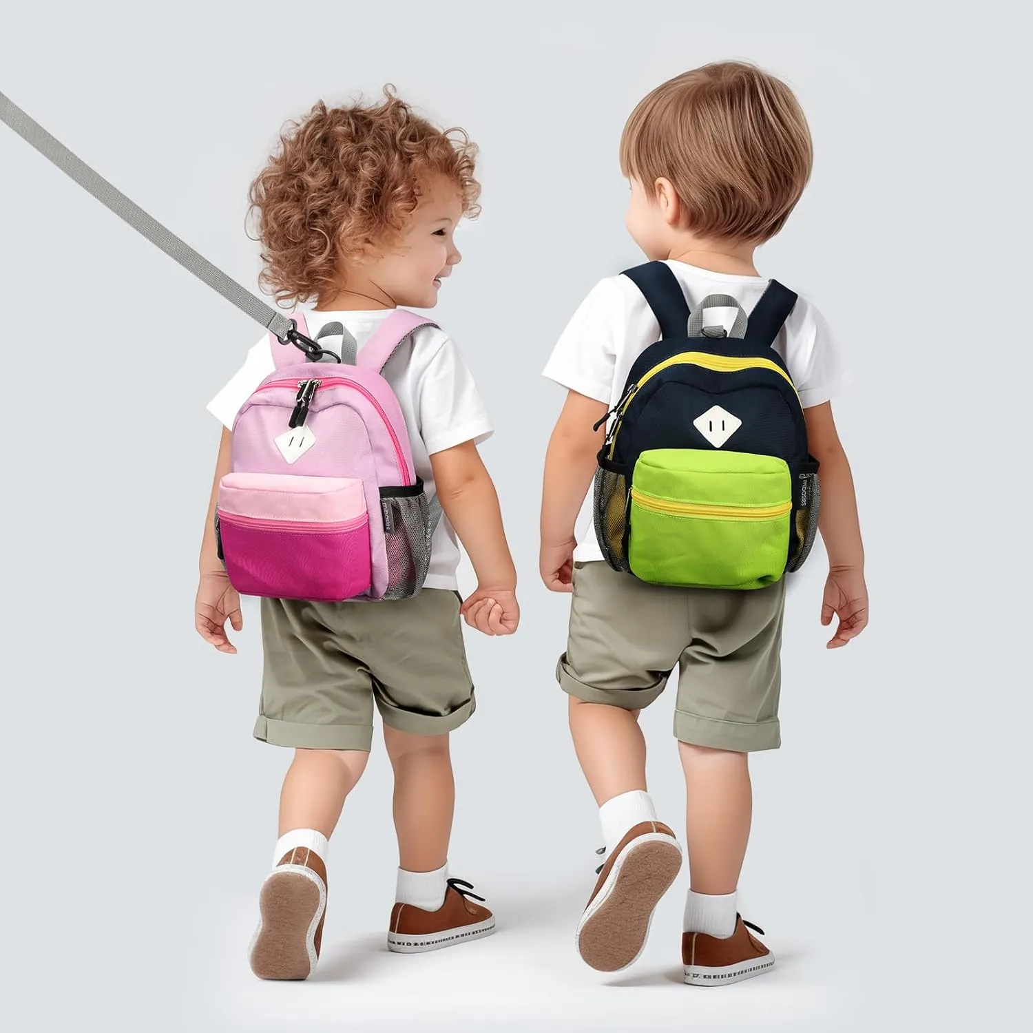 mibasies Backpack Leash for Toddlers 1-3: Baby Backpack with Leash for Boys