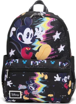 Mickey Mouse 13"" Deluxe Nylon Daypack, Black