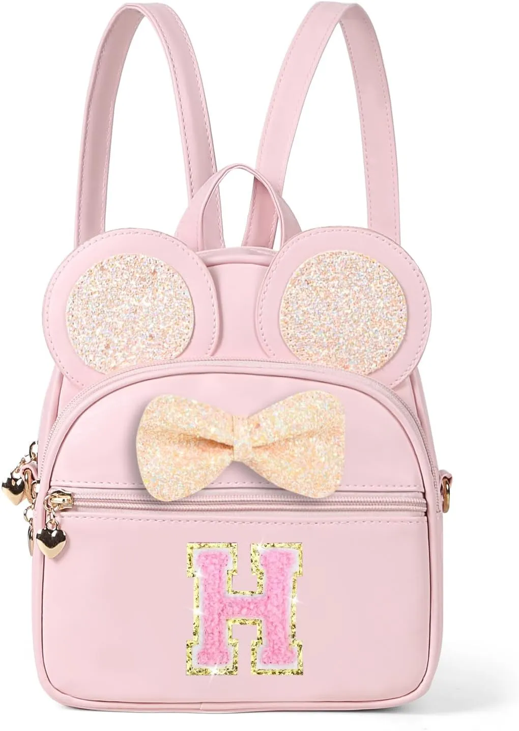 Mini Backpack for Girls Bowknot, Cute Leather Backpack Toddler Purse Birthday Gifts for Kids Girls