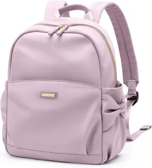 Mini Backpack for Women Small Backpack Purse Cute Stylish Lightweight Daypack for College Work Travel Party,12.9Inch, Pinkish Purple