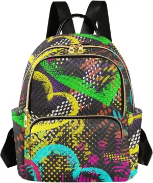 Mini Backpack Purse for Women Pretty Valentine Travel Backpack Fashion Backpack Lightweight Shoulder Bag Casual Daypack(Medium Pattren 5)