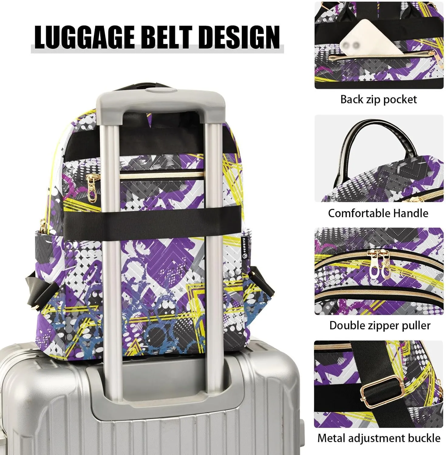 Mini Backpack Purse for Women Pretty Valentine Travel Backpack Fashion Backpack Lightweight Shoulder Bag Casual Daypack(Medium Pattren 6)