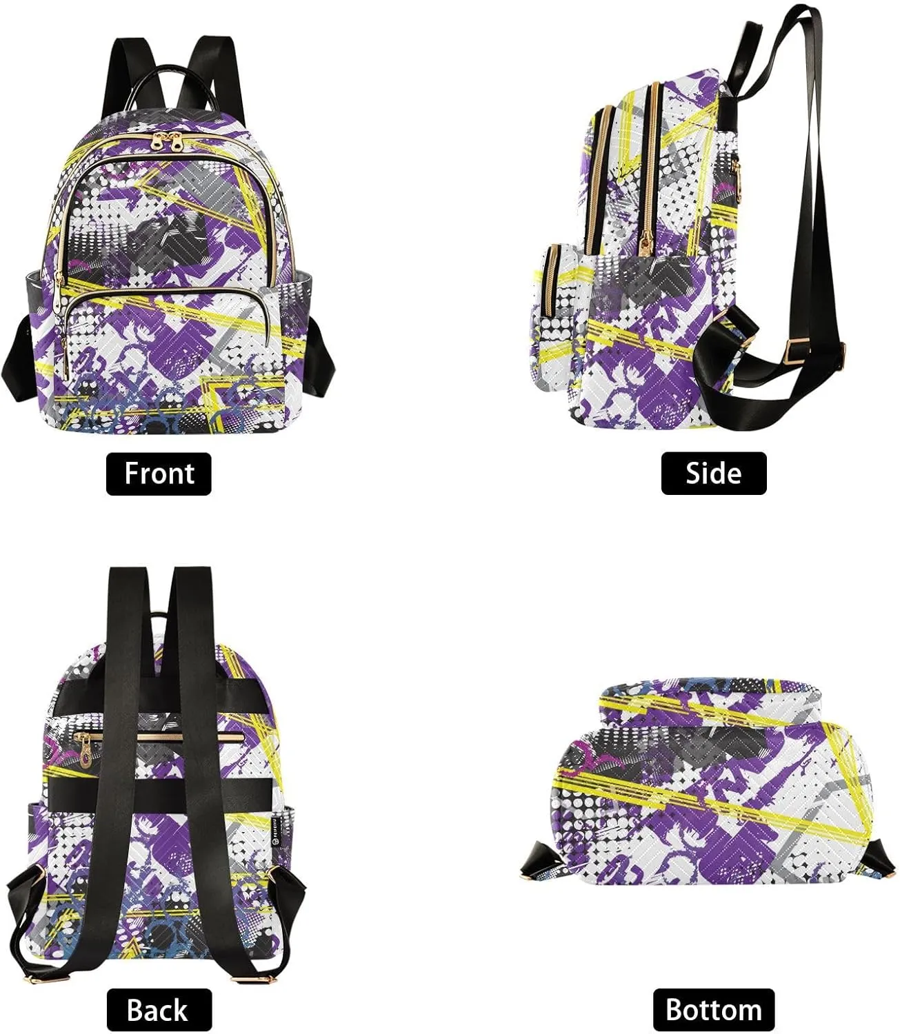 Mini Backpack Purse for Women Pretty Valentine Travel Backpack Fashion Backpack Lightweight Shoulder Bag Casual Daypack(Medium Pattren 6)