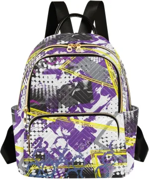 Mini Backpack Purse for Women Pretty Valentine Travel Backpack Fashion Backpack Lightweight Shoulder Bag Casual Daypack(Medium Pattren 6)