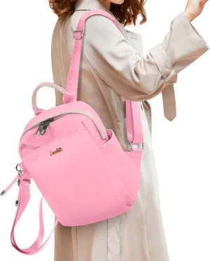 Mini Backpack, Small Lightweight Travel Backpack Purse, Waterproof Daily Backpack Purses, Pink