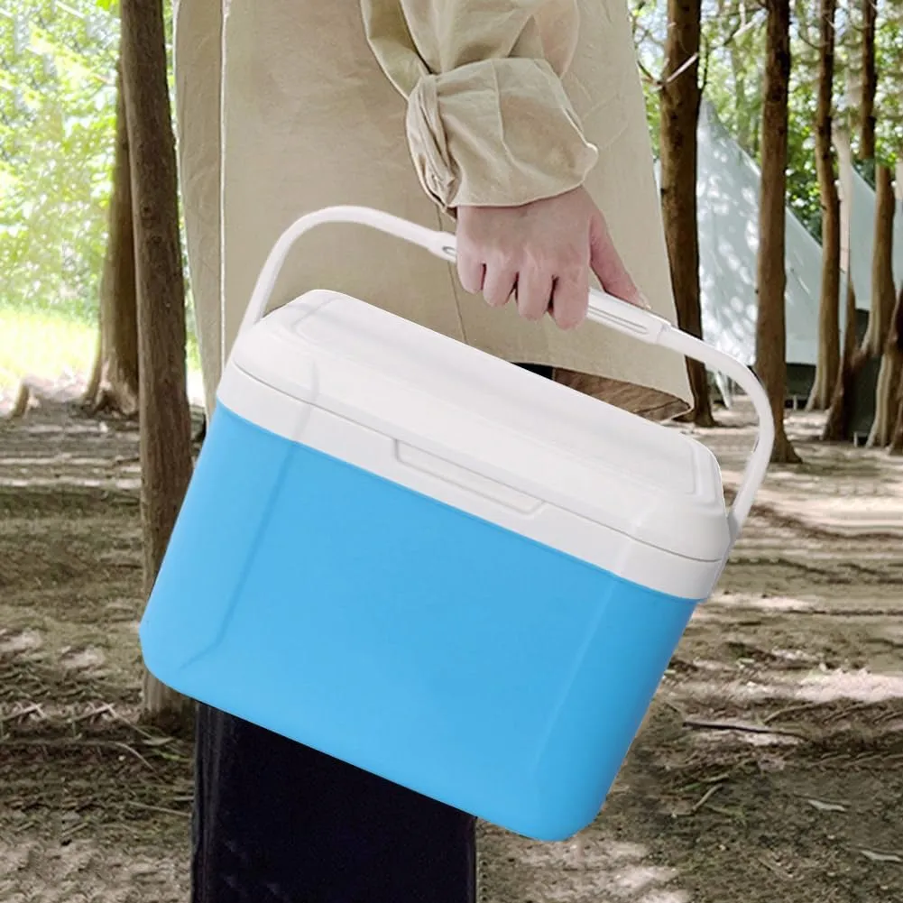 Mini Insulated Hard Cooler Lunch Box, 5 Quart Small Cooler with Handle, Portable Ice Retention Cooler Lunch Boxes for Camping, Picnic, Beach