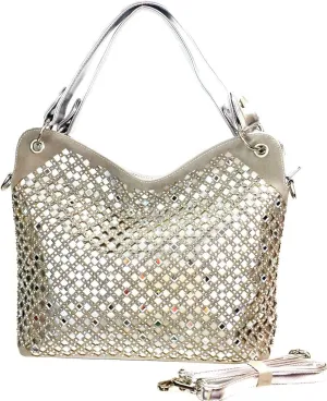 Mirror Rhinestone Bling Purse