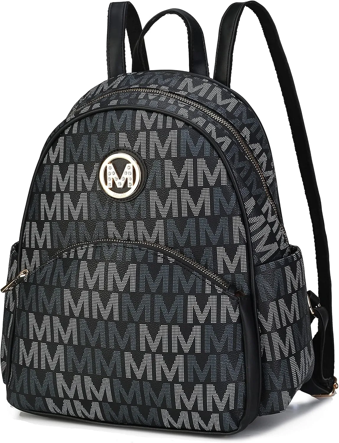 MKF Collection Backpack for Women, Signature Vegan Leather Top-Handle Carry on Backpack Female Travel bag