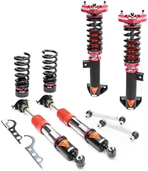 MMX3140-A MAXX Coilovers Lowering Kit, Fully Adjustable, Ride Height, 40 Damping Settings, compatible with Mercedes-Benz C63 AMG(W204) 08-14