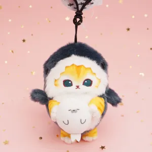 Mofusand Shark Meow Clip-On 5" Plush Mascot :Yellow Cat