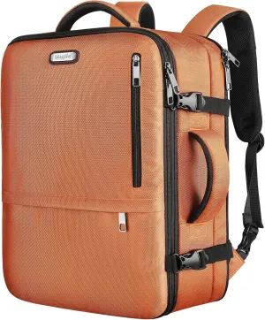 Mogplof Flight Approved Carry on Travel Backpack for Women Men, 40L Extra Large Capacity Airline Approved Expandable Weekender Luggage Suitcase Fit for 17 17.3 Inch Laptop
