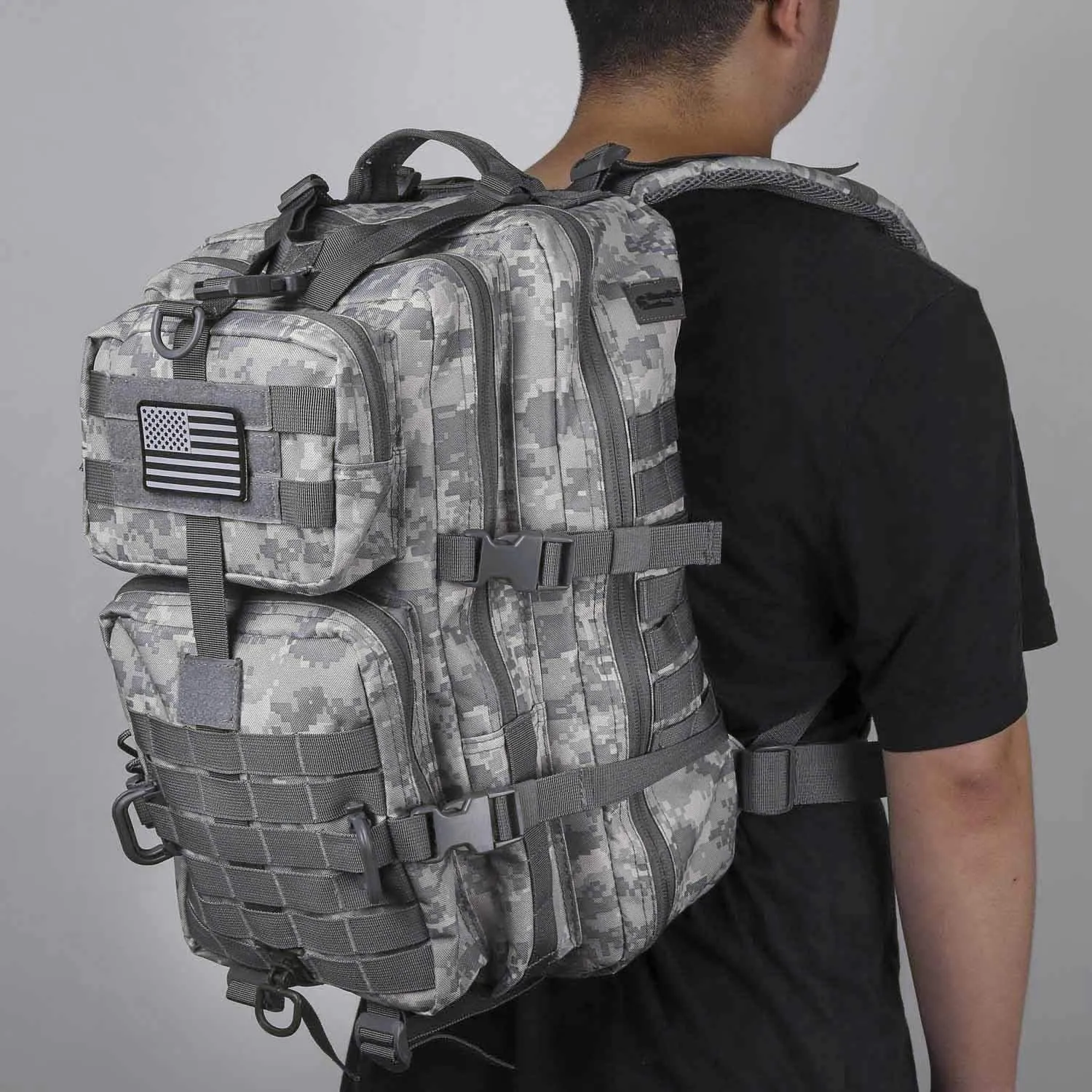 MOLLE Assault Pack, Tactical Backpack Military Army Camping Rucksack, 3-Day Pack