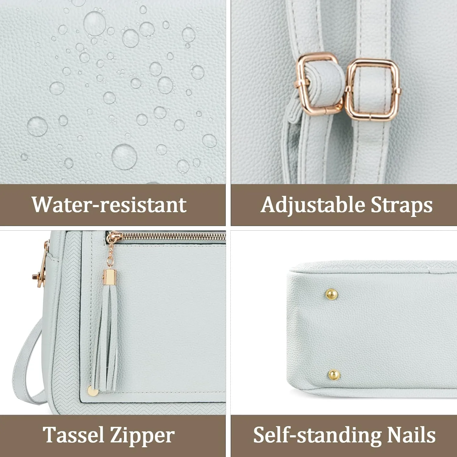 Montana West Medium Backpack Purse for Women Anti Theft Backpack with Secured Zipper & Tassel