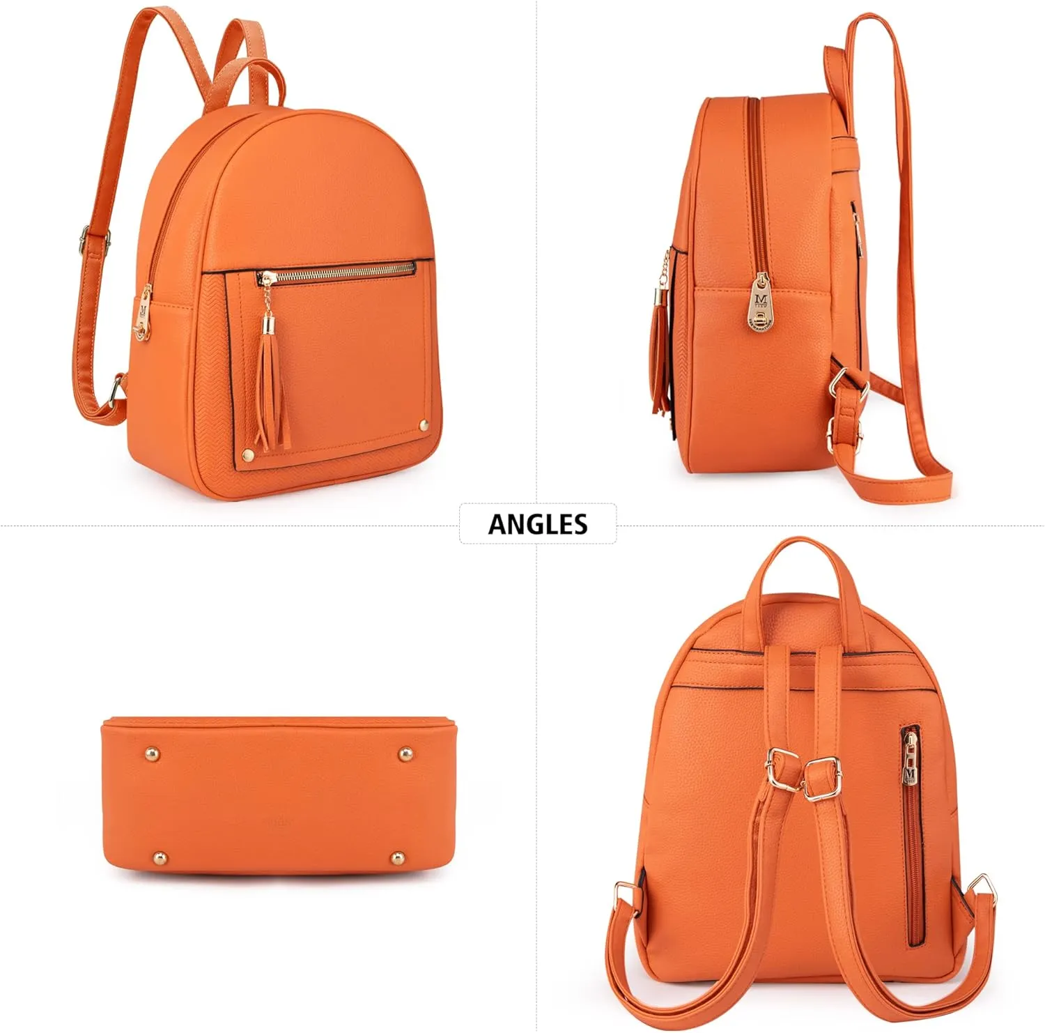 Montana West Medium Backpack Purse for Women Anti Theft Backpack with Secured Zipper & Tassel