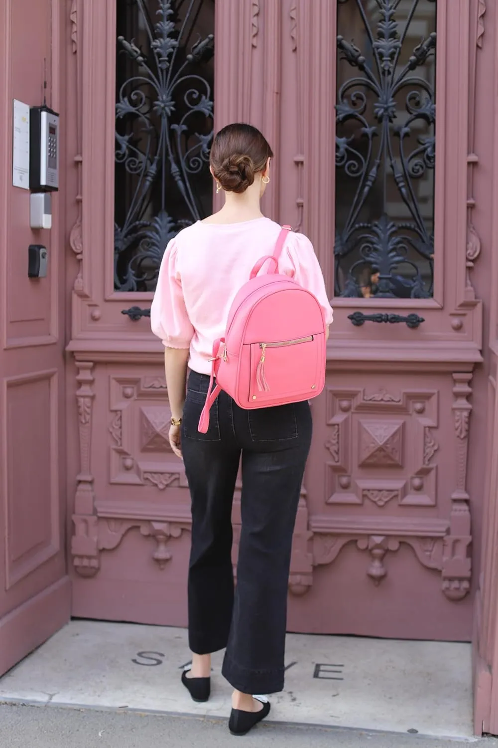 Montana West Medium Backpack Purse for Women Anti Theft Backpack with Secured Zipper & Tassel