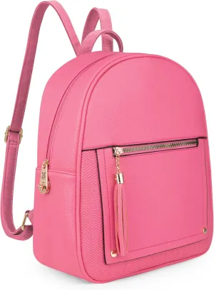 Montana West Medium Backpack Purse for Women Anti Theft Backpack with Secured Zipper & Tassel