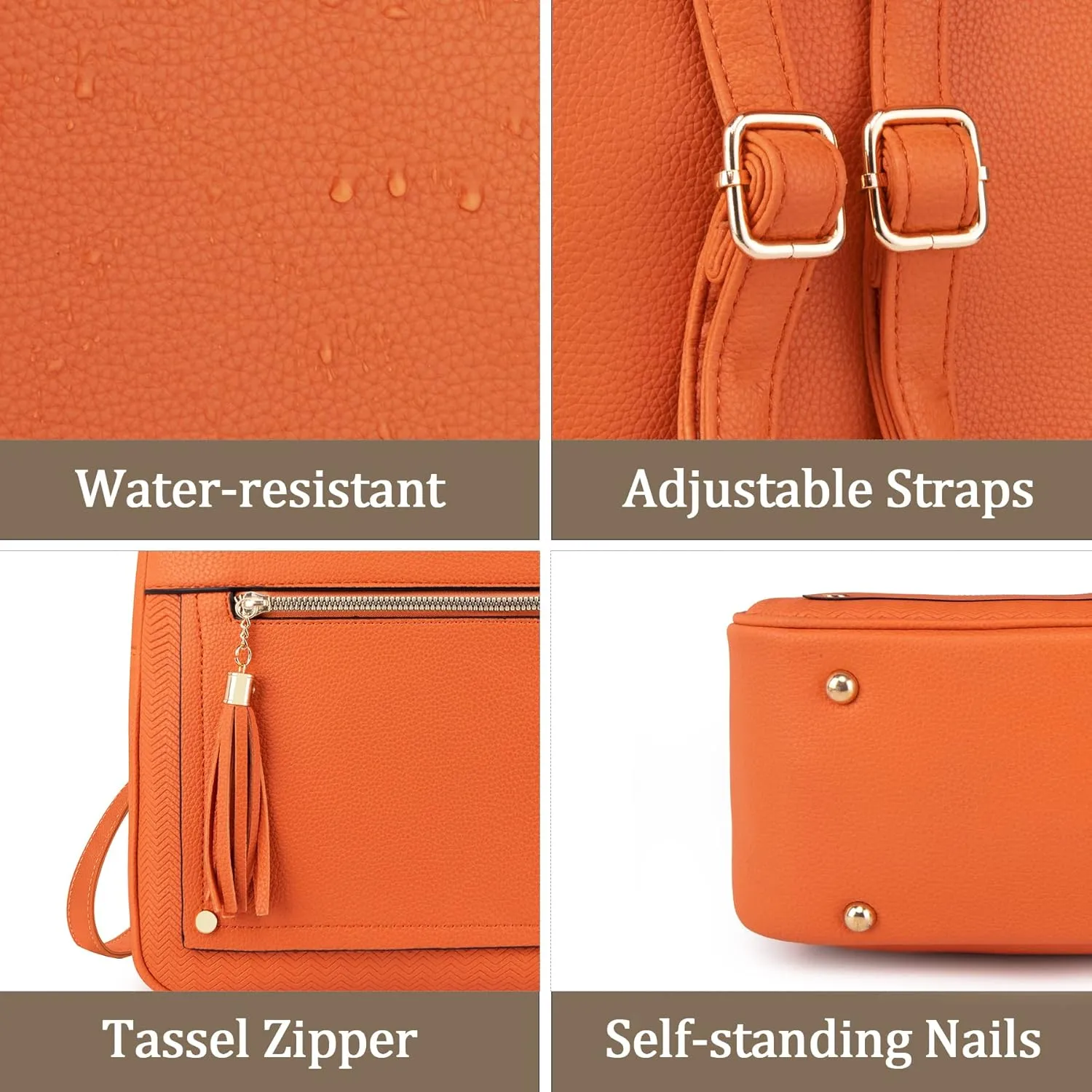 Montana West Medium Backpack Purse for Women Anti Theft Backpack with Secured Zipper & Tassel