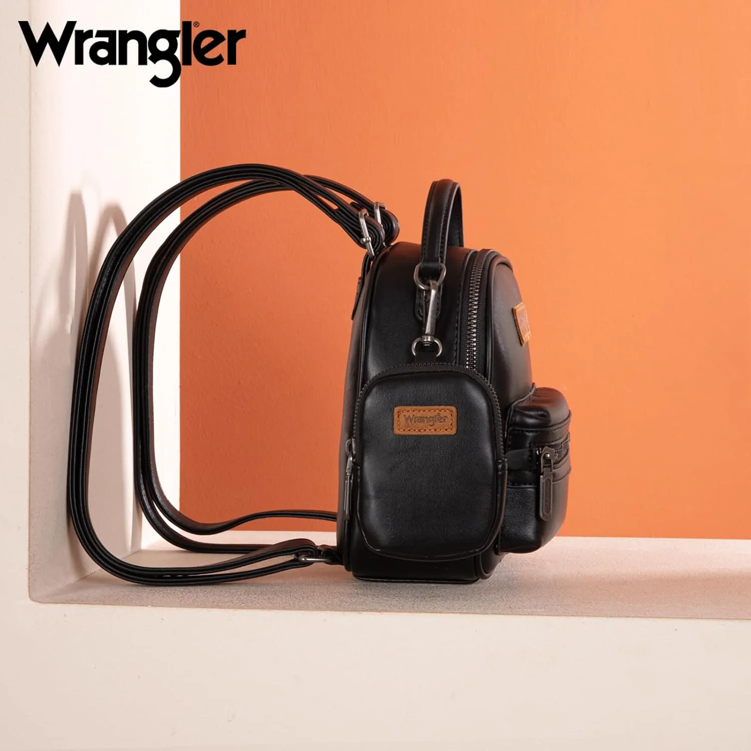 Montana West Wrangler Mini Backpack Purse for Women with a Detachable Coin Pouch