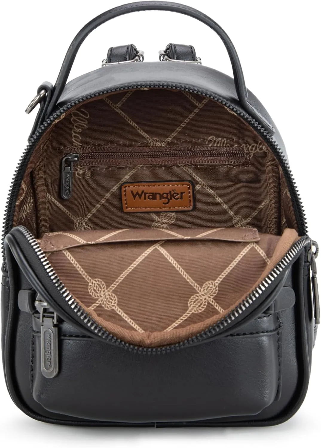 Montana West Wrangler Mini Backpack Purse for Women with a Detachable Coin Pouch