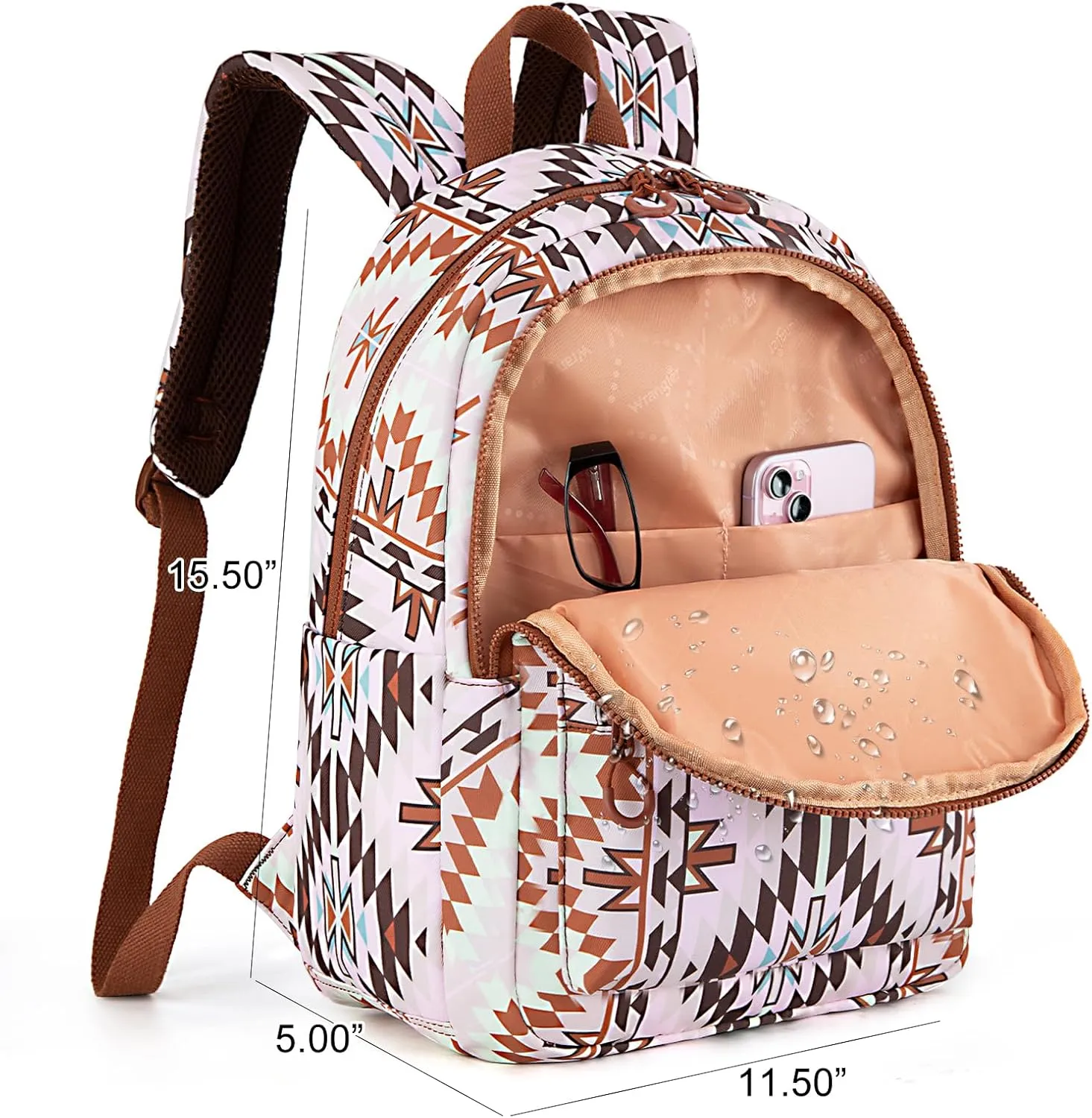 Montana West x Wrangler Aztec Backpack Mommy Daypack Western Travel Bag for Women