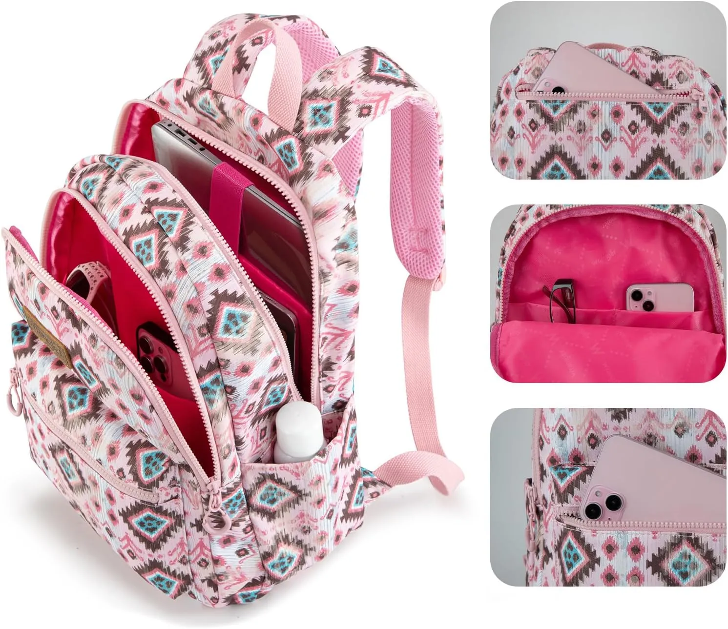 Montana West x Wrangler Aztec Backpack Mommy Daypack Western Travel Bag for Women