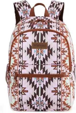 Montana West x Wrangler Aztec Backpack Mommy Daypack Western Travel Bag for Women