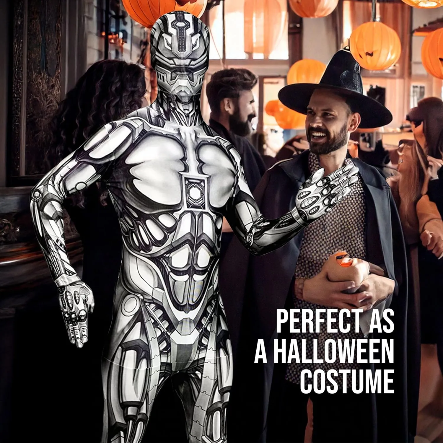 Morphsuits Android Costume Futuristic Bodysuit, Robot Costume Adult Men, Futuristic Clothing, Robot Costume Adult
