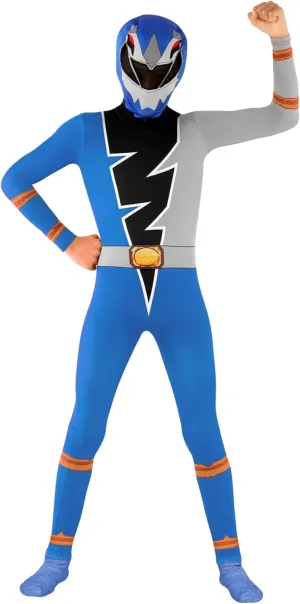 Morphsuits Blue Deco Dino Fury Power Ranger Costume for Kids, Power Ranger Morphers