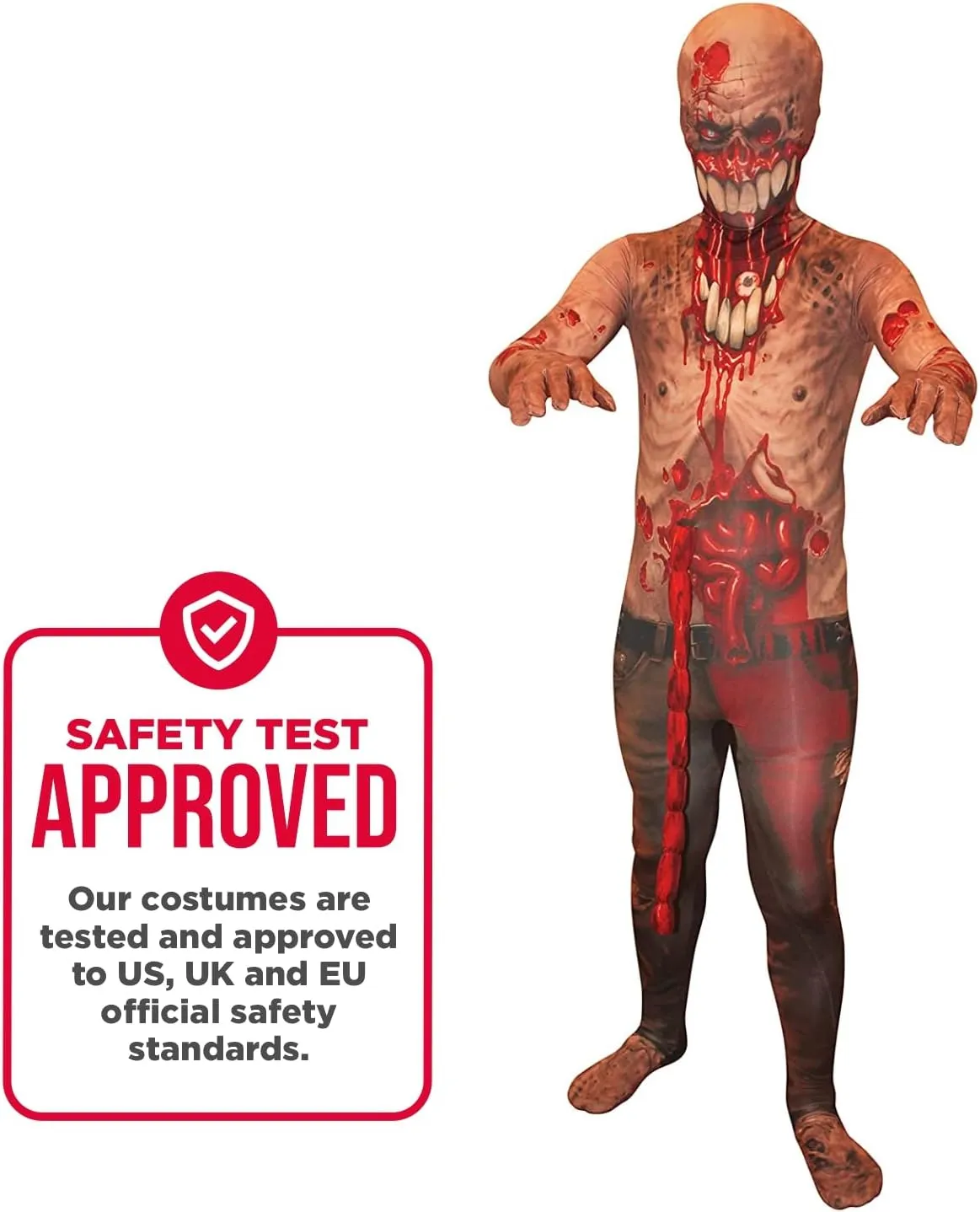 Morphsuits Exploding Guts Monster Costume - Zombie Halloween Costume for Kids