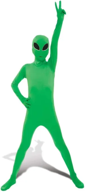 Morphsuits Glow Alien Kids Fancy Dress Costume