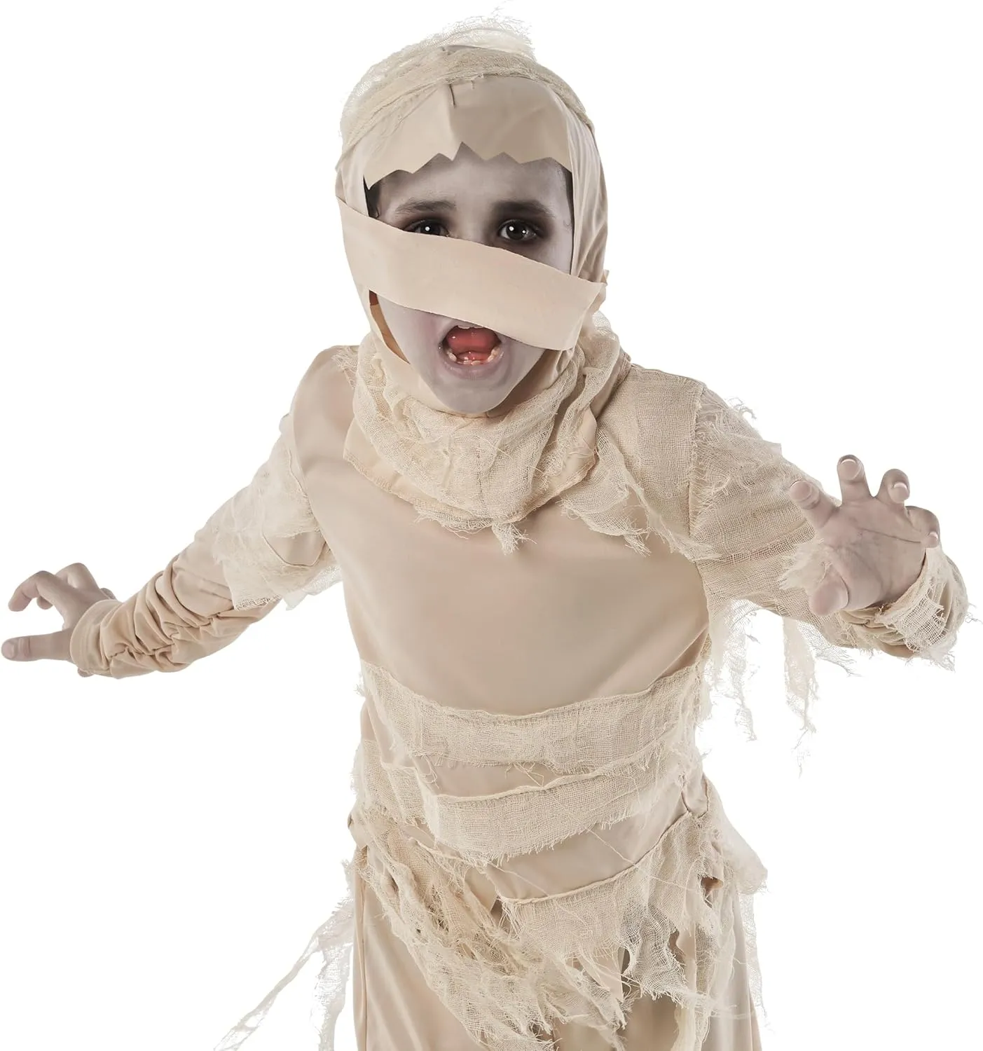 Morphsuits Kids Mummy Costume for Boys and Girls, Halloween Mummy Outfit, Spooky Costume for Kids, Fun Dress-Up