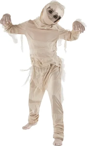 Morphsuits Kids Mummy Costume for Boys and Girls, Halloween Mummy Outfit, Spooky Costume for Kids, Fun Dress-Up