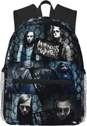 Motionless Rock In White Casual Backpack Large Lightweight Travel Bag Classic Laptop Daypack for Men Women Backpack