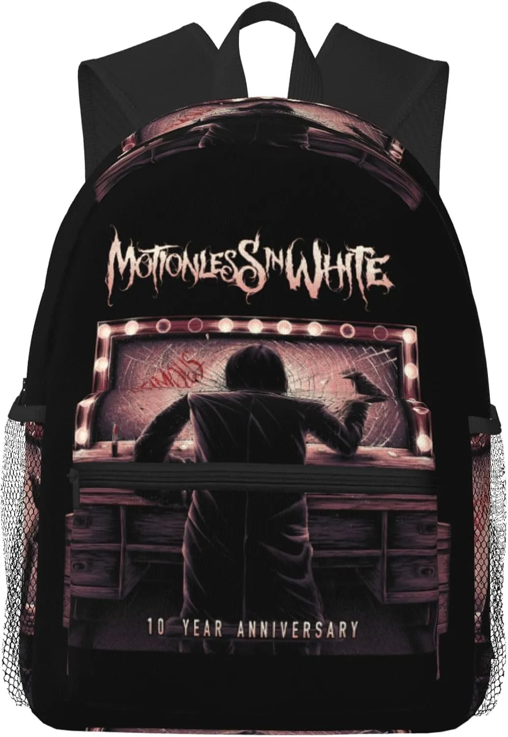 Motionless Rock In White Casual Backpack Large Lightweight Travel Bag Classic Laptop Daypack for Men Women Backpack