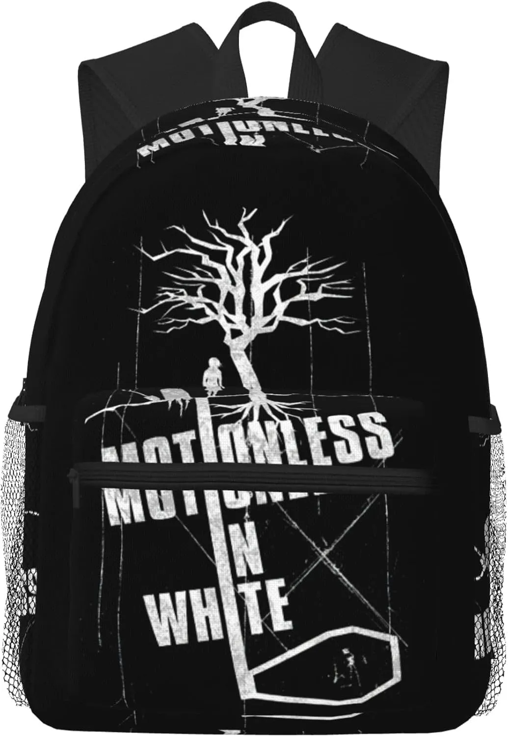 Motionless Rock In White Casual Backpack Large Lightweight Travel Bag Classic Laptop Daypack for Men Women Backpack