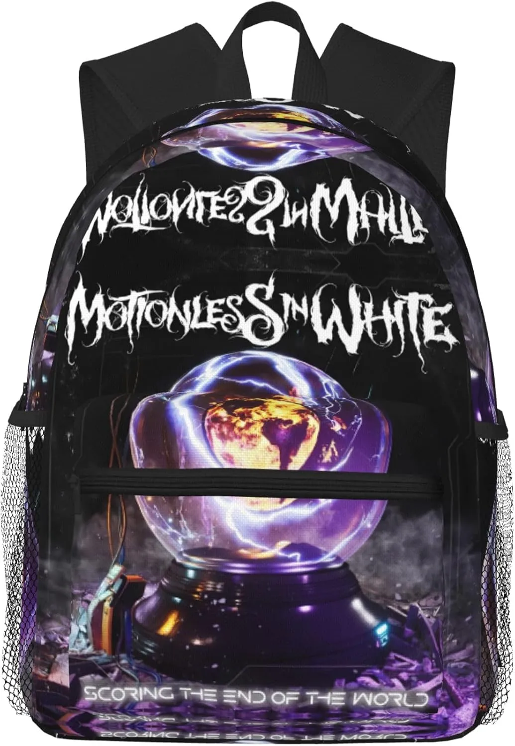 Motionless Rock In White Casual Backpack Large Lightweight Travel Bag Classic Laptop Daypack for Men Women Backpack