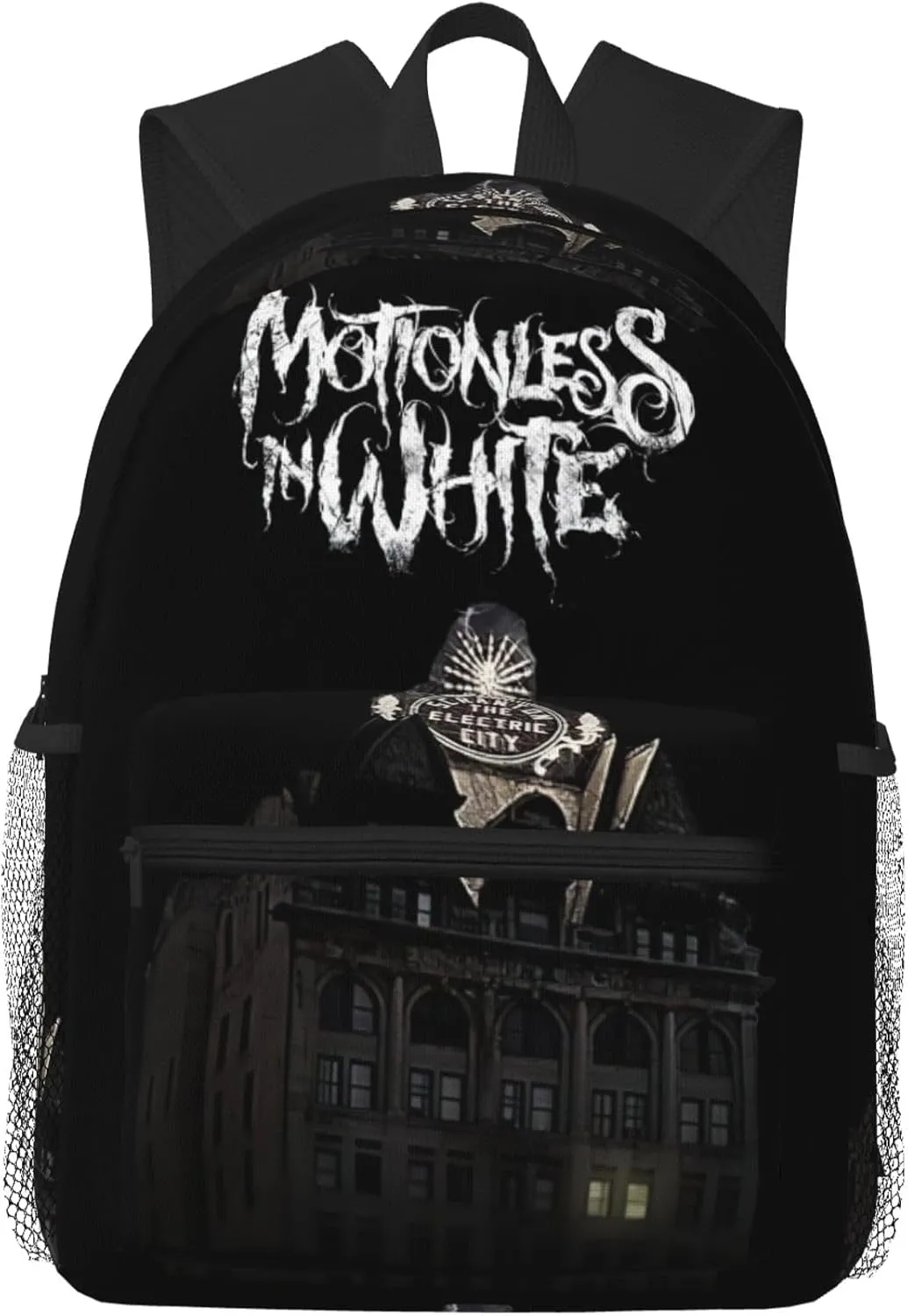 Motionless Rock In White Casual Backpack Large Lightweight Travel Bag Classic Laptop Daypack for Men Women Backpack
