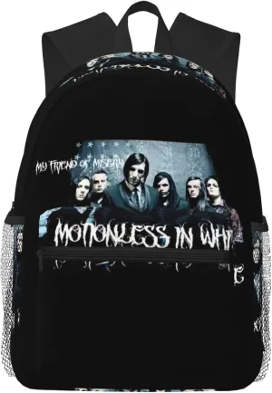 Motionless Rock In White Casual Backpack Large Lightweight Travel Bag Classic Laptop Daypack for Men Women Backpack