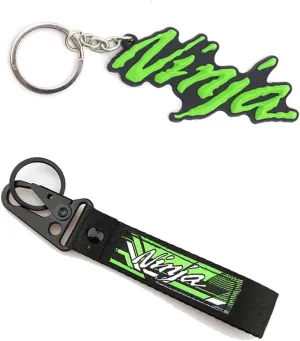 Motorcycle Keychain Ring Embroidered Keychain Buckle Keyring Strap Key For KAWASAKI NINAJ 300 Ninja 400 250 250r 650 Ninja1000 ZX6R ZX10R ZX12R ZX14R