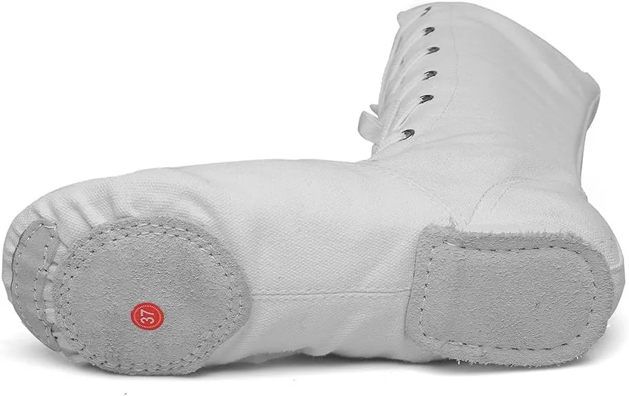 MSMAX Adult Dance Boots High Top Ballet Jazz Dancing Sneakers