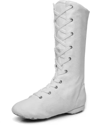 MSMAX Adult Dance Boots High Top Ballet Jazz Dancing Sneakers