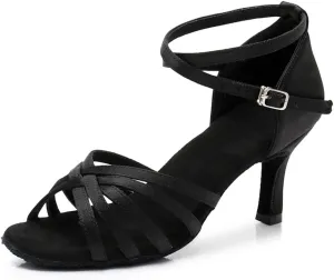 MSMAX Women's Practice Ballroom Dancing Shoes Indoor Performance Latin Dance Shoes for Woman