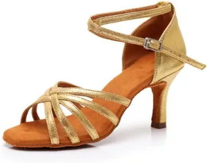 MSMAX Women's Practice Ballroom Dancing Shoes Indoor Performance Latin Dance Shoes for Woman